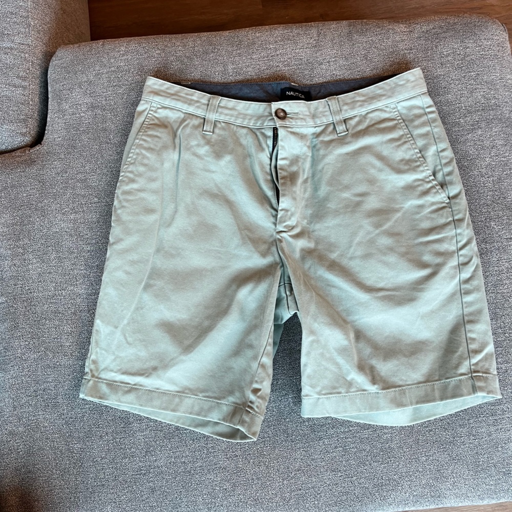 Green shorts